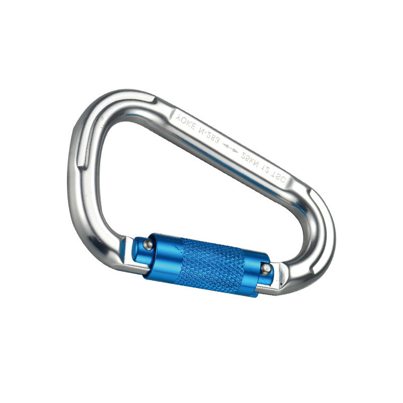 Secure Your Adventures with Confidence: The Aluminum Self-Locking Carabiner
