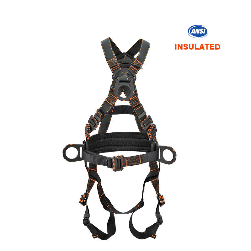 100032 New Ansi Insulated Climbing Full Body Safety Harness