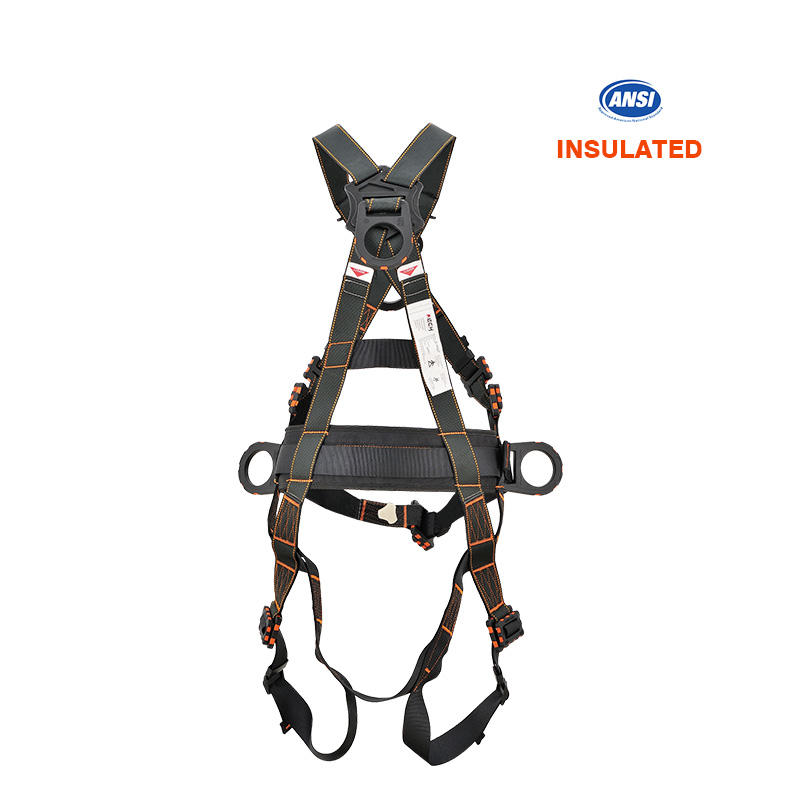 JE146026P New Ansi Insulated Climbing Full Body Safety Harness