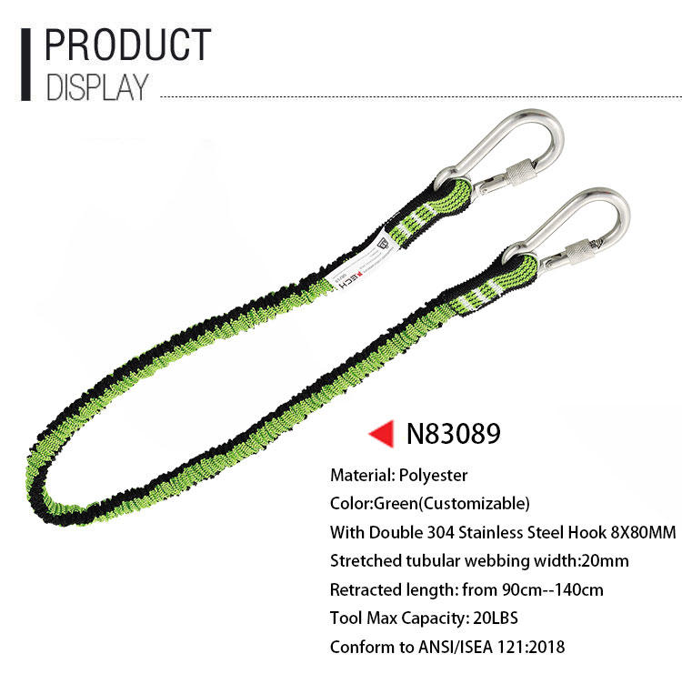 N83089 Factory Direct Tool Tether with Double Hooks