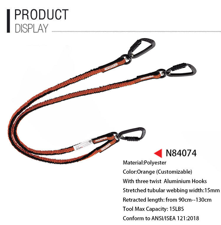 N84074 Factory Direct Tool Tether with Three Hooks