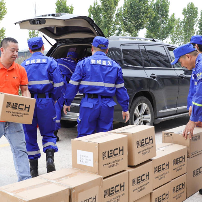 Assisting in emergency rescue, Caring enterprise in Wucheng