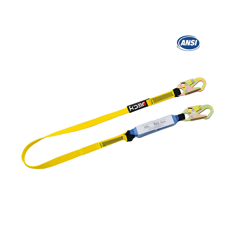 300027 Single Webbing shock absorber lanyard