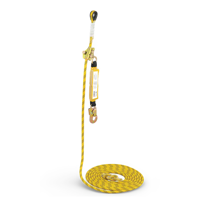 Guided Type Fall Arresters Including A Flexible Anchor Line